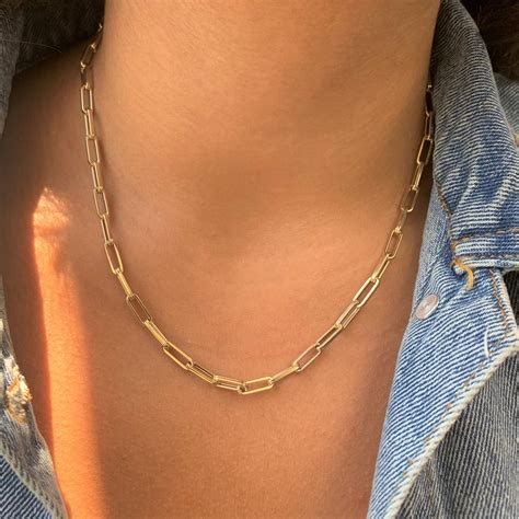 are paperclip necklaces in style.